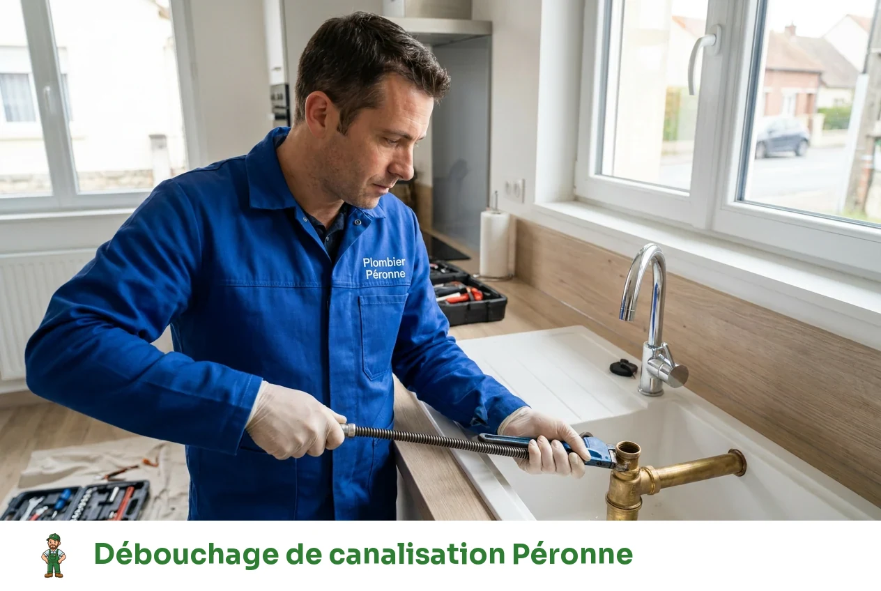 Débouchage de canalisation à Péronne