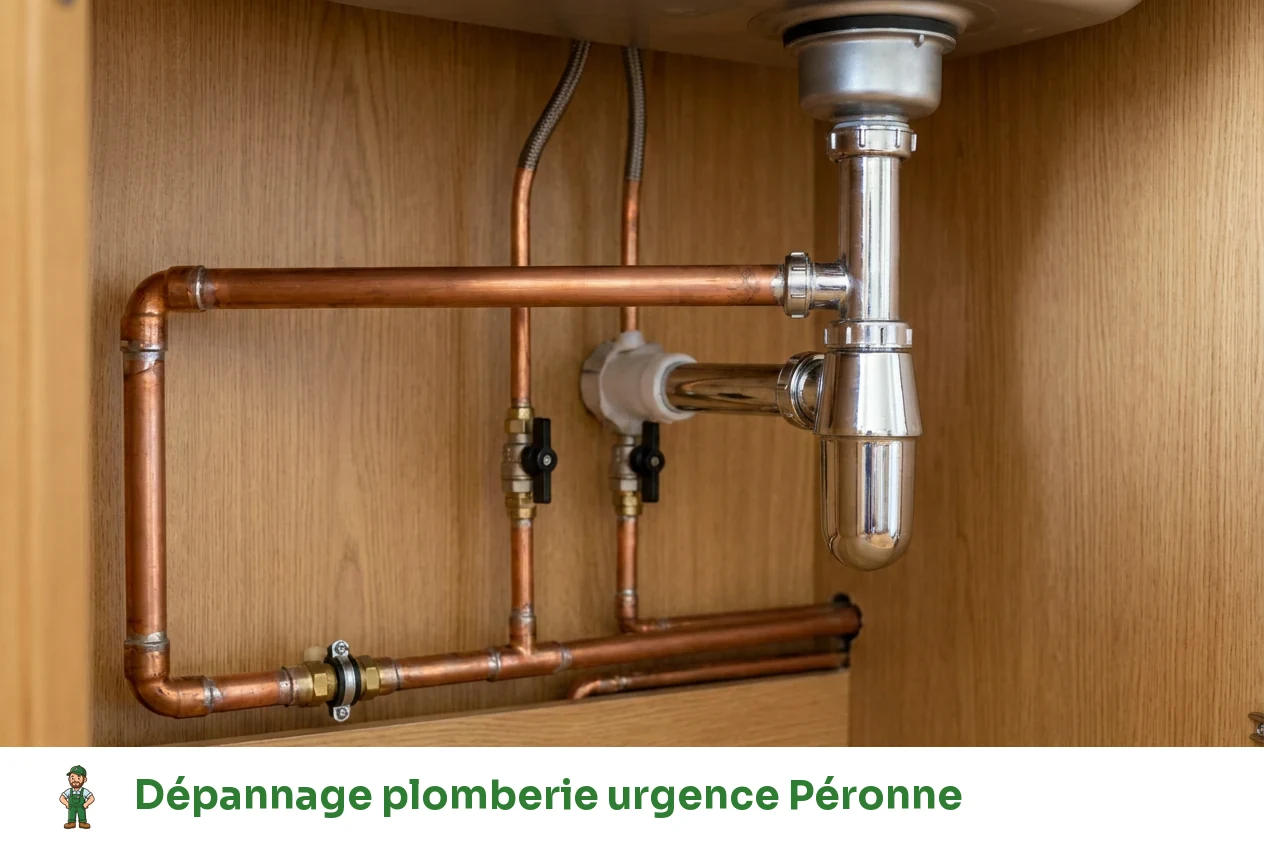 Dépannage plomberie urgence à Péronne
