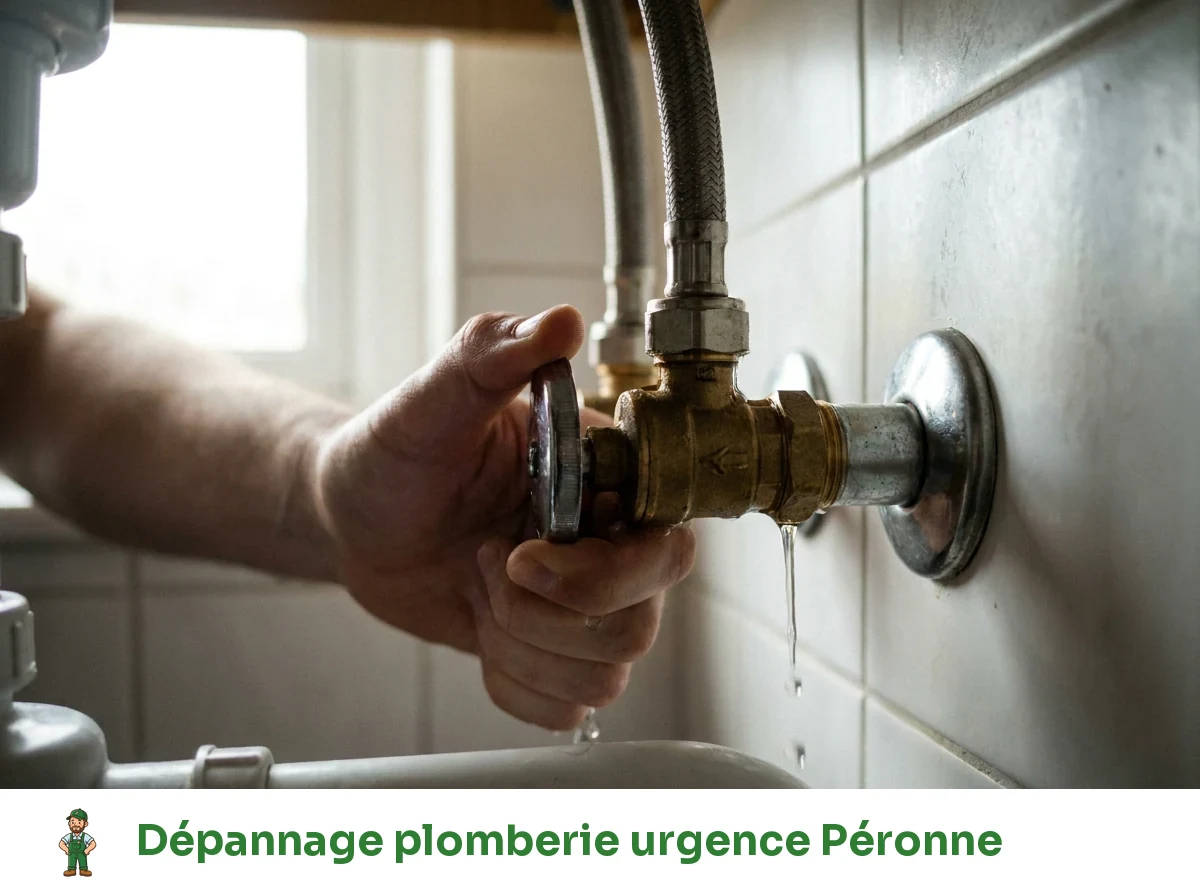 Dépannage plomberie urgence à Péronne