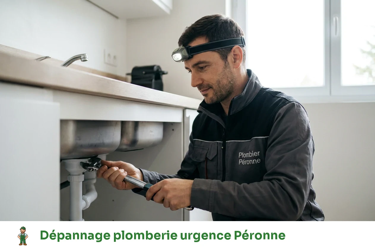 Dépannage plomberie urgence à Péronne