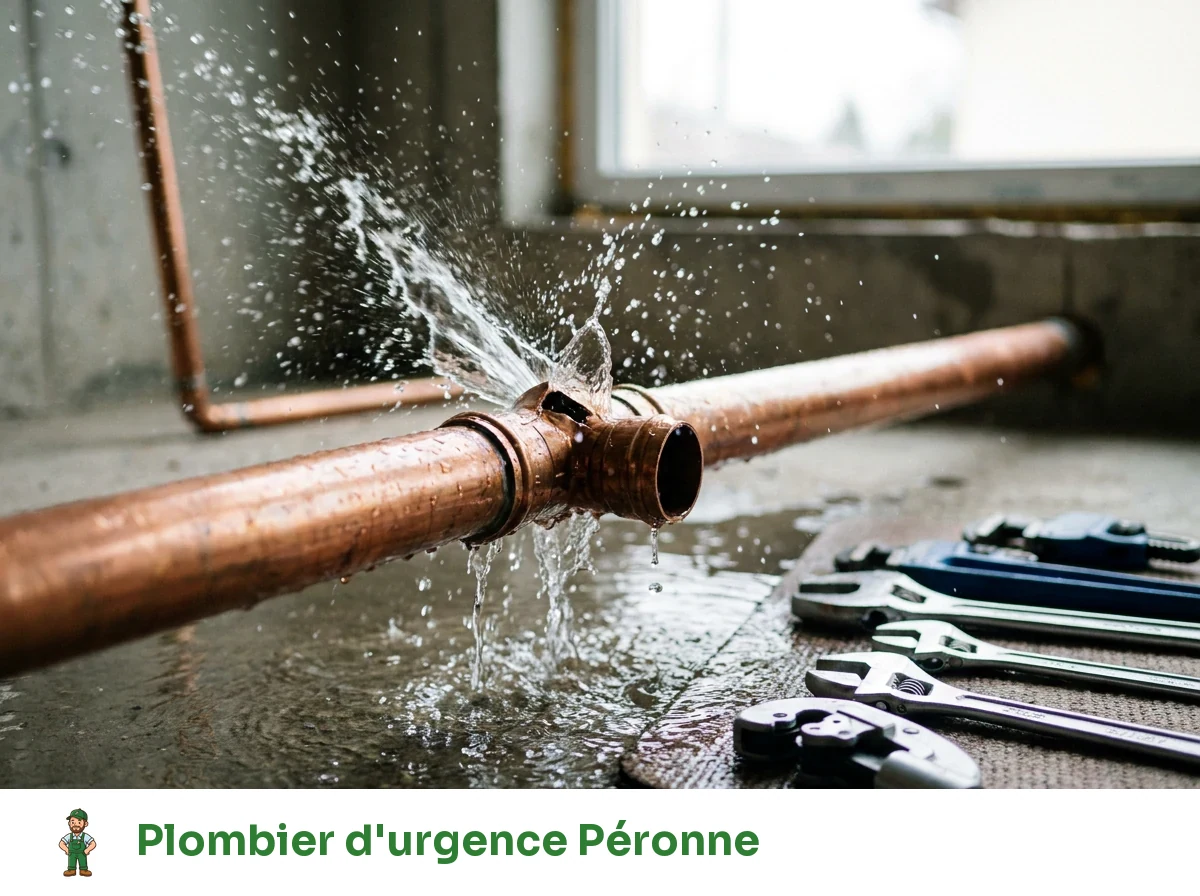 Plombier d'urgence à Péronne