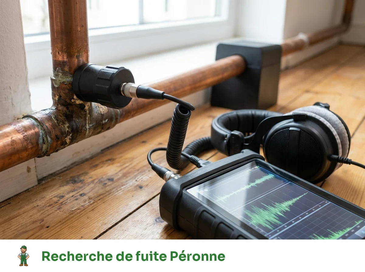 Recherche de fuite à Péronne