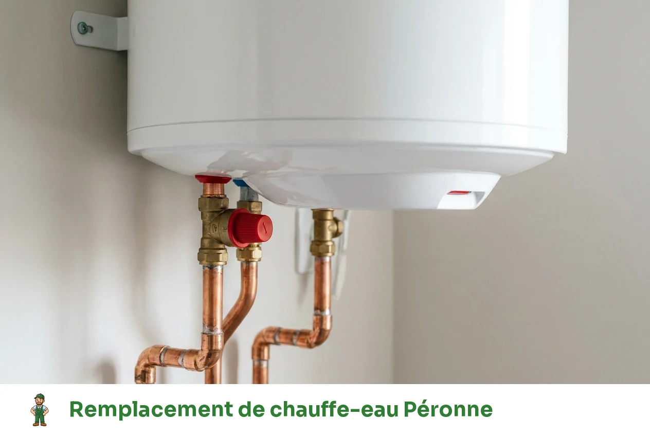 Remplacement de chauffe-eau à Péronne