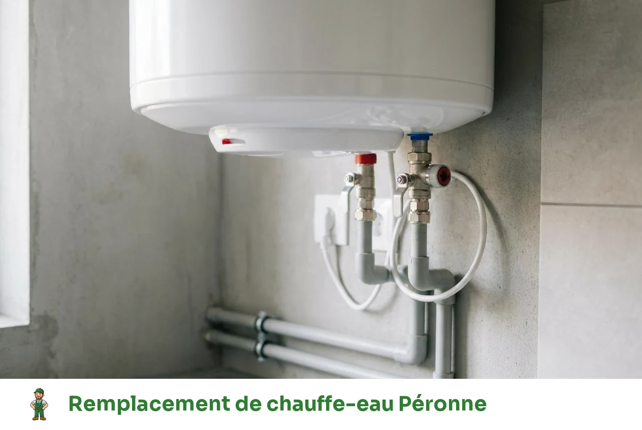 Remplacement de chauffe-eau à Péronne