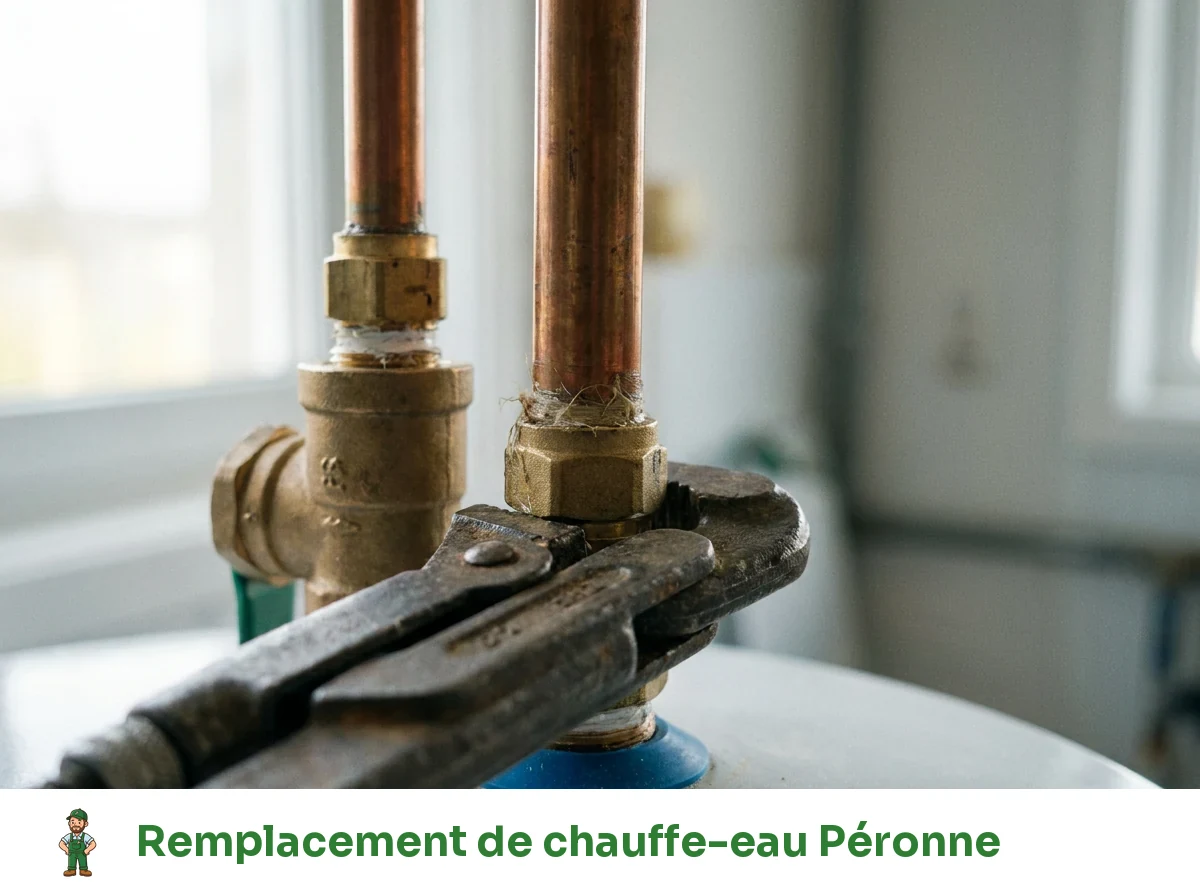 Remplacement de chauffe-eau à Péronne