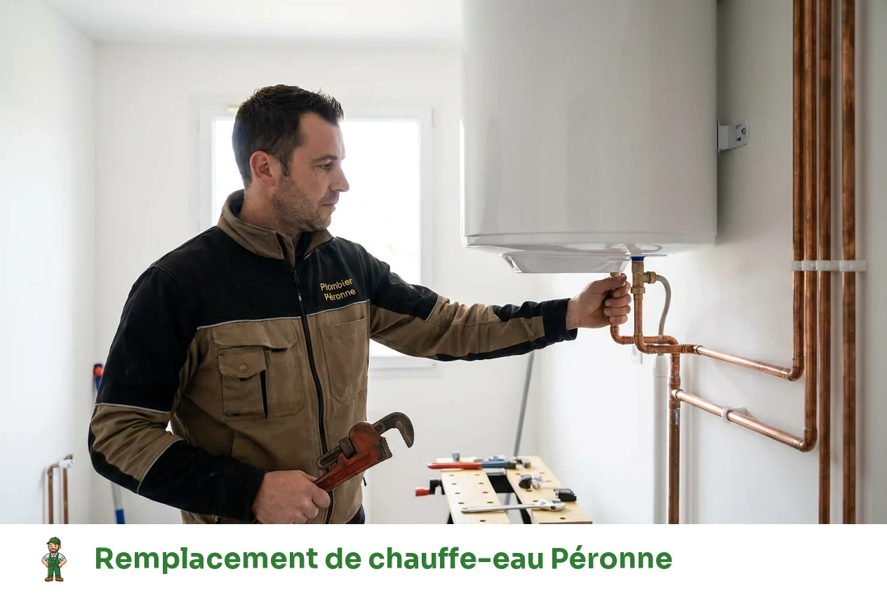 Remplacement de chauffe-eau à Péronne
