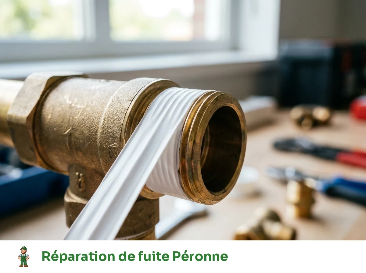 Réparation de fuite à Péronne